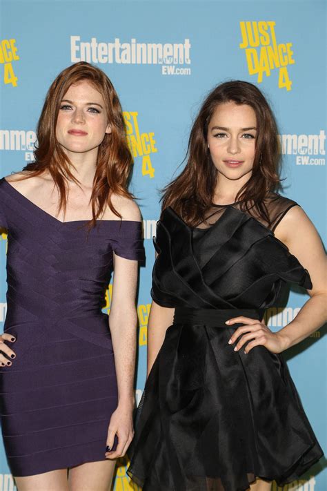 rose leslie emilia clarke